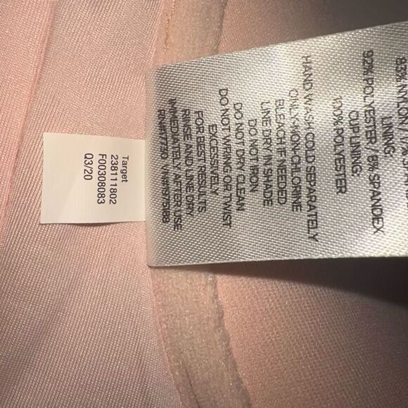 Shade & Shore Light Lift V-Wire Ribbed Bikini Top Animal Print Women's 34D - Picture 10 of 12